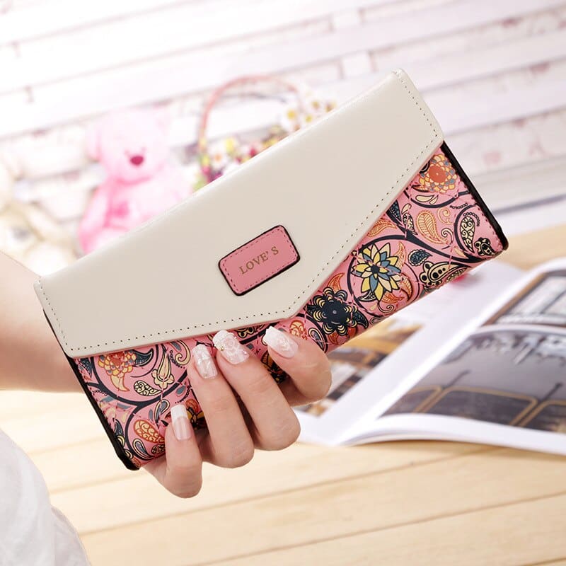 Floral Printed Wallet