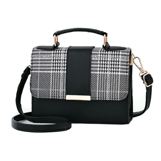 Plaid Pattern Mini Handbag