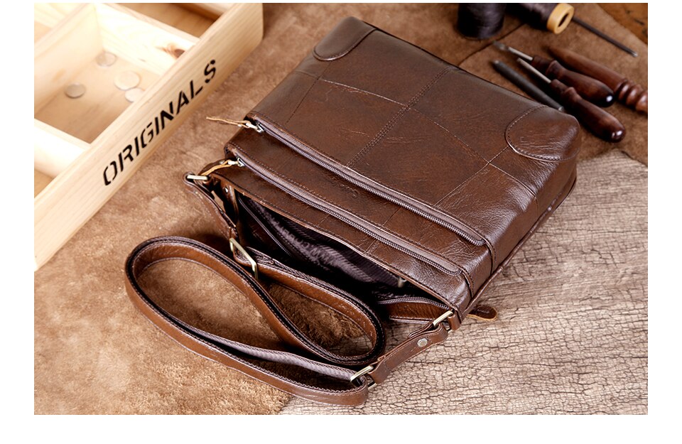 Large Capacity Leather Shoulder Bag
