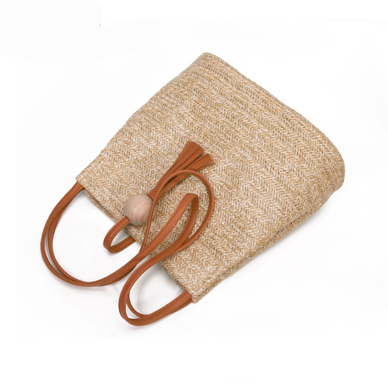 Boho Straw Crossbody Bag