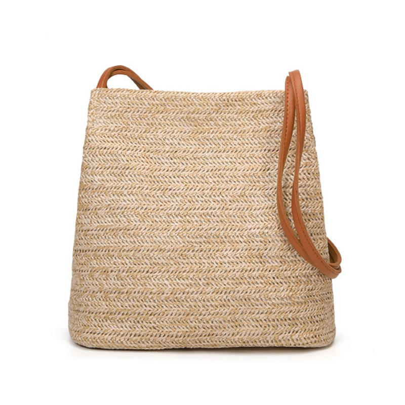 Boho Straw Crossbody Bag