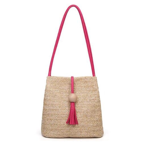 Boho Straw Crossbody Bag