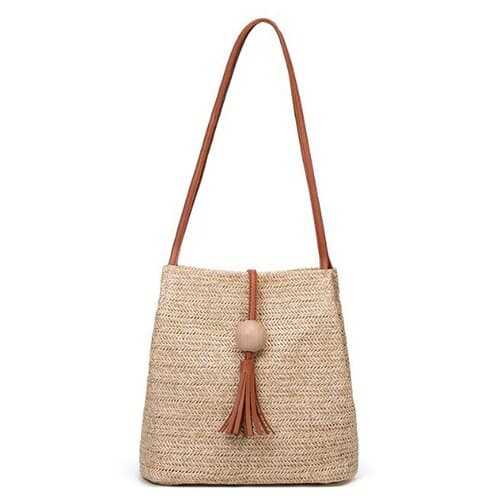 Boho Straw Crossbody Bag