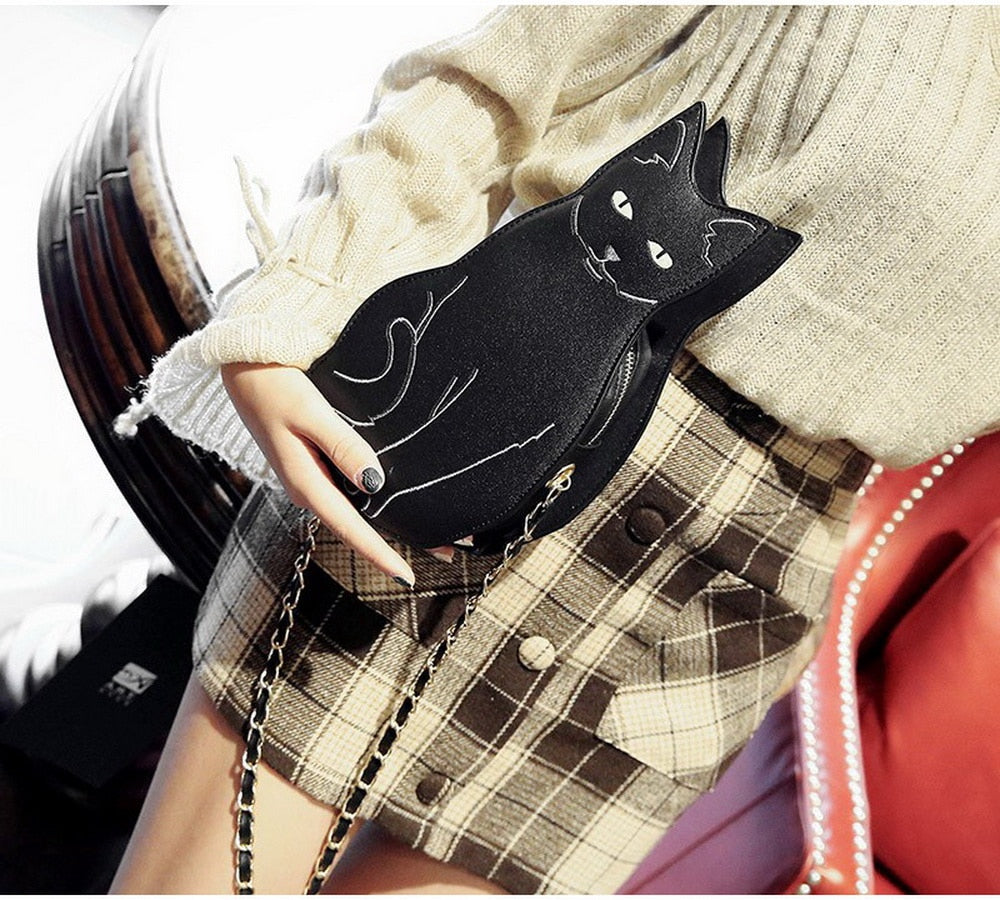 Cat Shaped Shoulder Bag