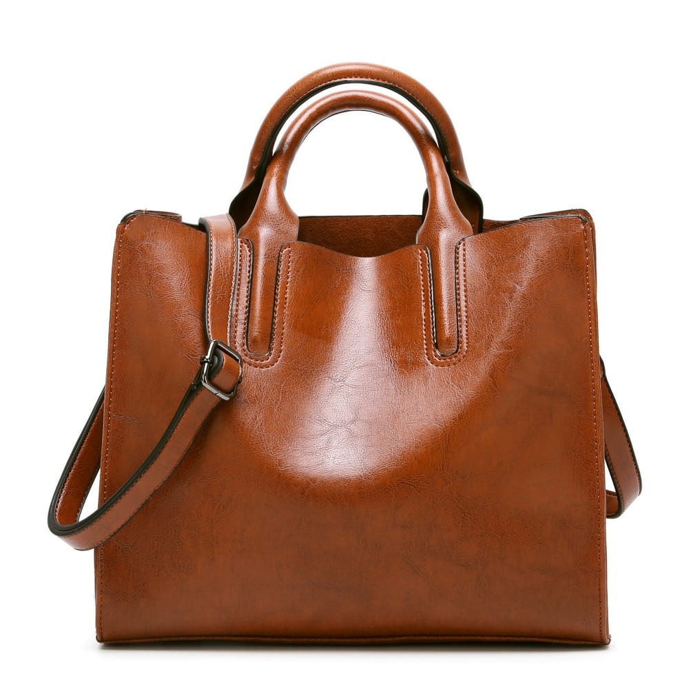 Oil Eco-Leather Tote Bag