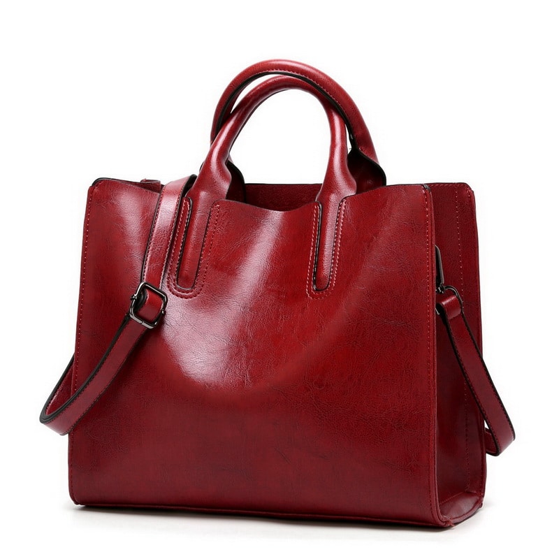 Oil Eco-Leather Tote Bag