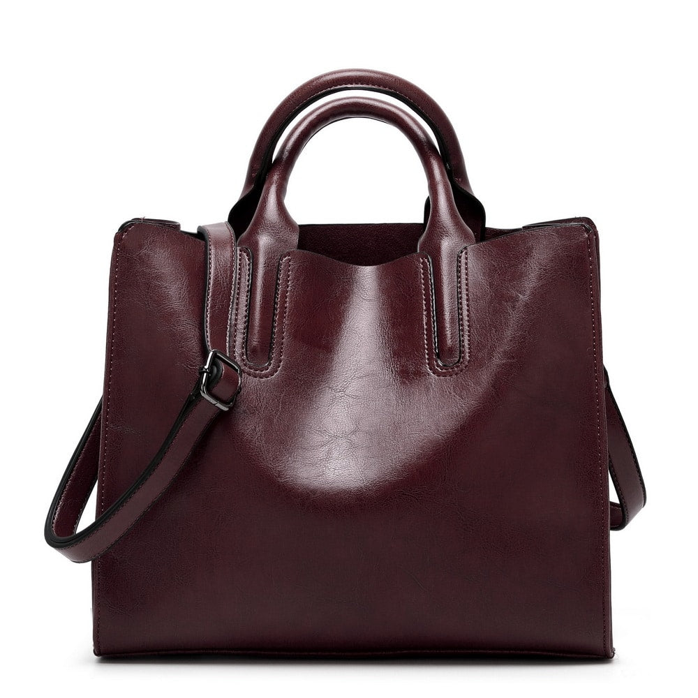 Oil Eco-Leather Tote Bag