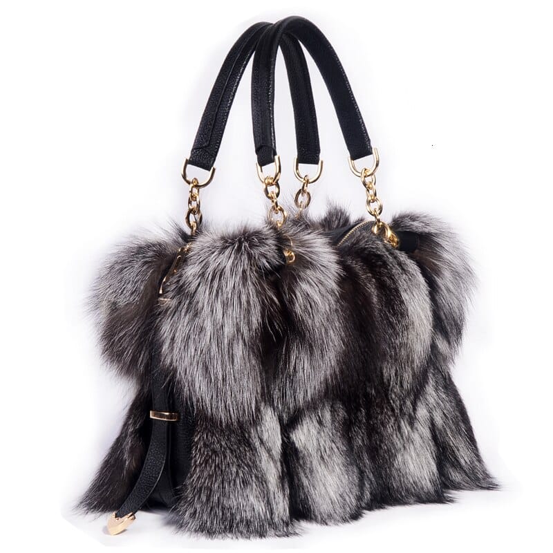 Fox Fur Tote Bag