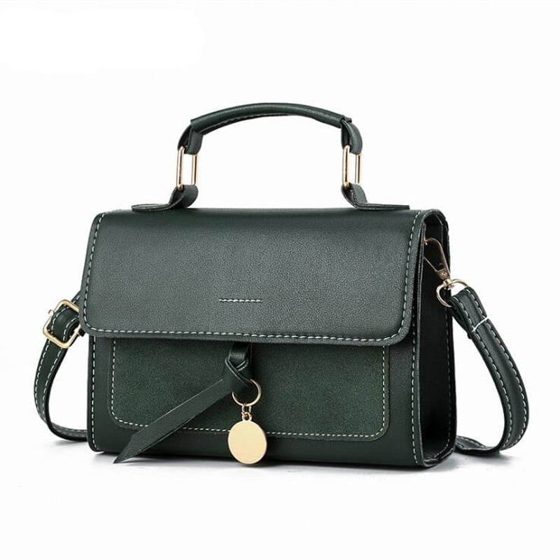 Solid Leather Handbag