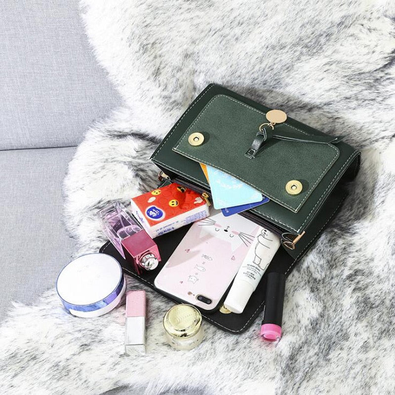 Solid Leather Handbag