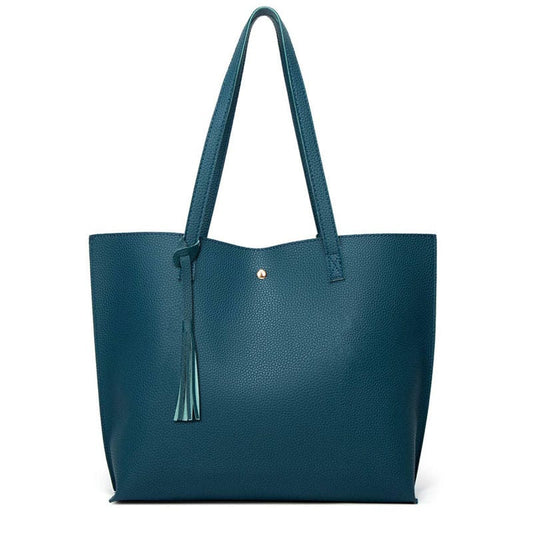 Solid Color Casual Shoulder Bag