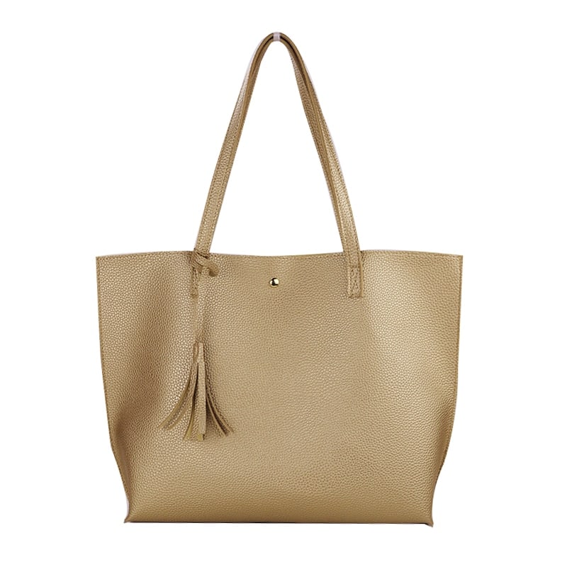 Solid Color Casual Shoulder Bag