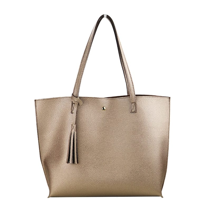 Solid Color Casual Shoulder Bag