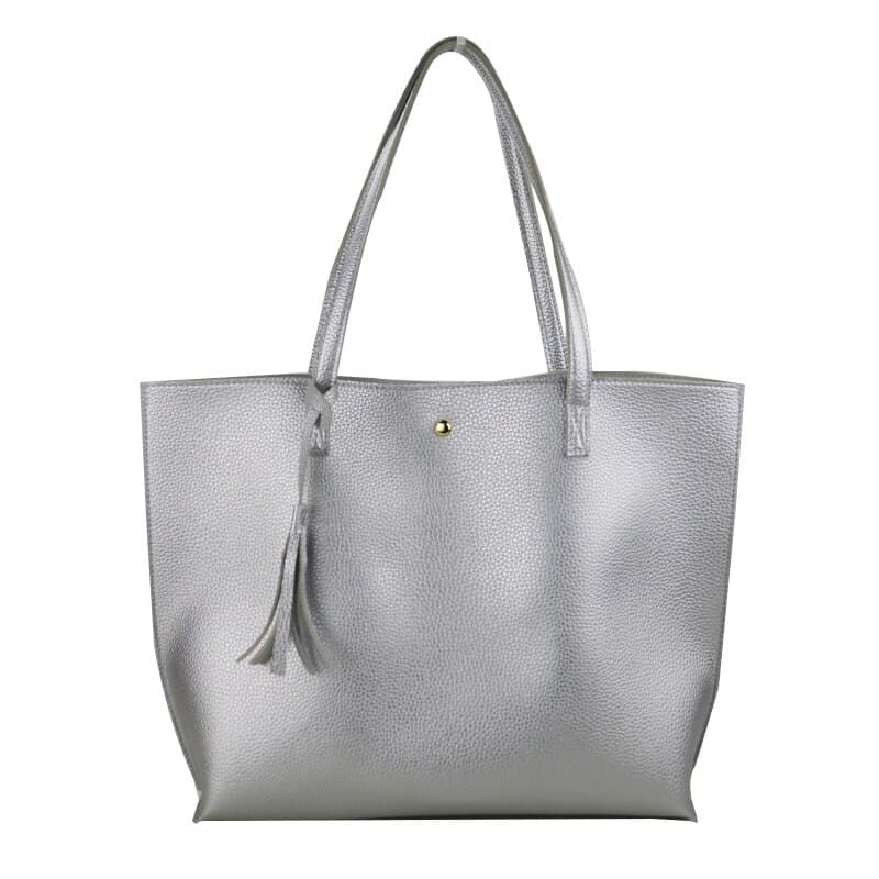 Solid Color Casual Shoulder Bag