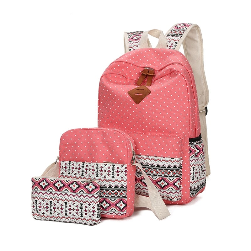 Boho Printed Bags 3 pcs Set