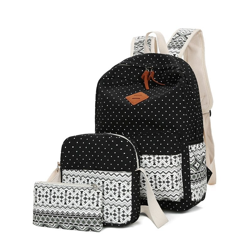 Boho Printed Bags 3 pcs Set