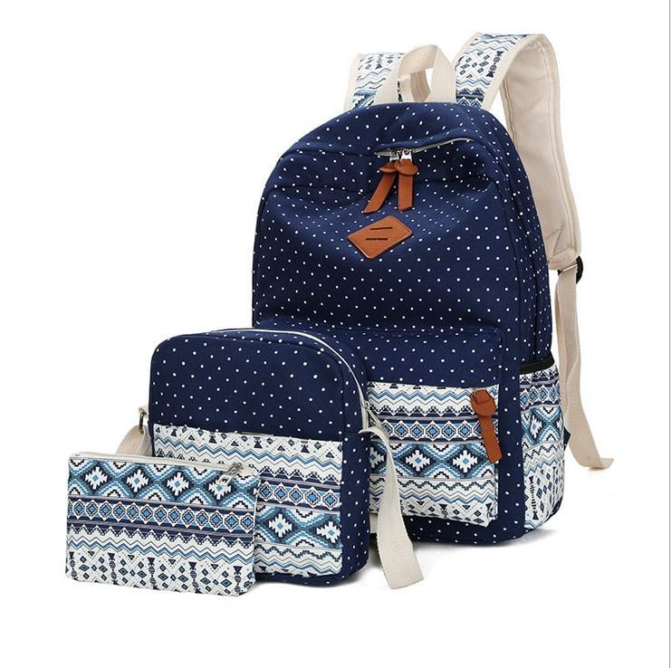 Boho Printed Bags 3 pcs Set