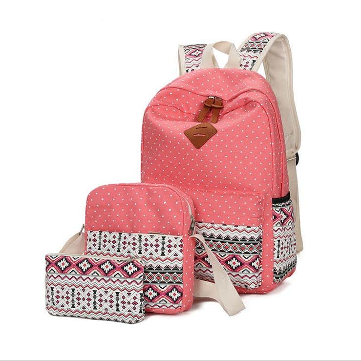 Boho Printed Bags 3 pcs Set
