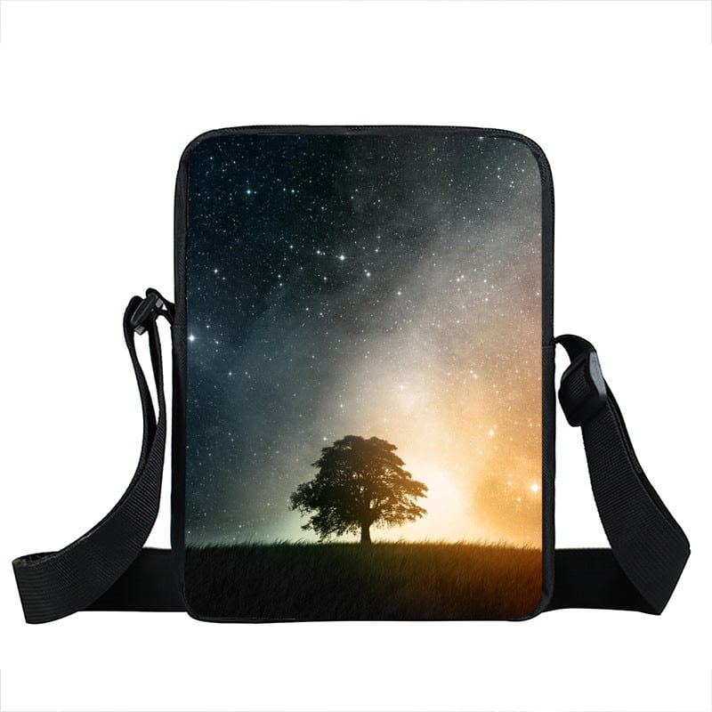 Starry Sky and Space Printed Crossbody Bags
