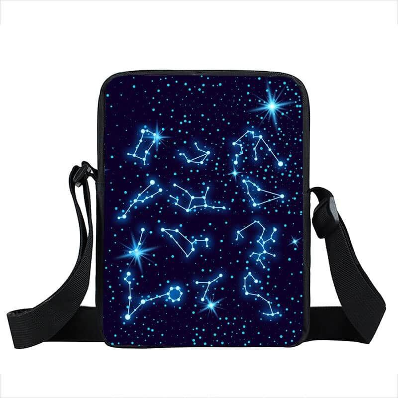 Starry Sky and Space Printed Crossbody Bags