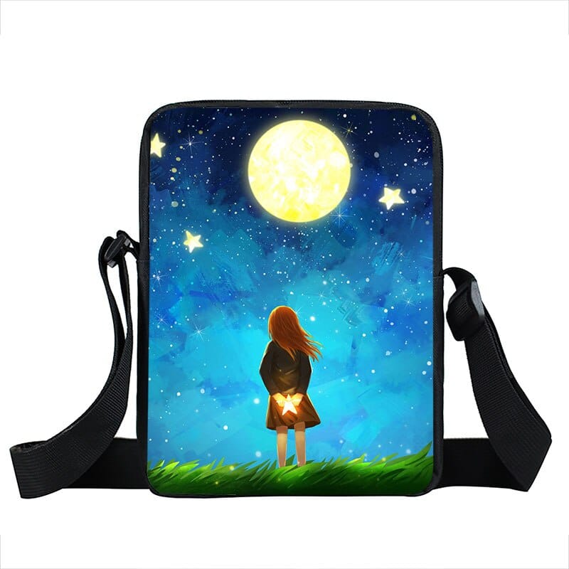 Starry Sky and Space Printed Crossbody Bags