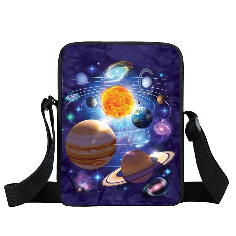 Starry Sky and Space Printed Crossbody Bags