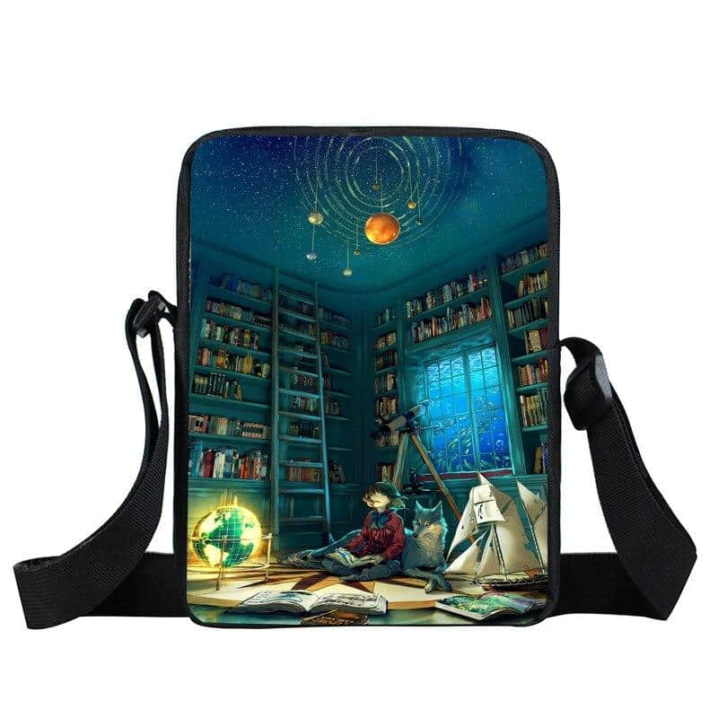 Starry Sky and Space Printed Crossbody Bags
