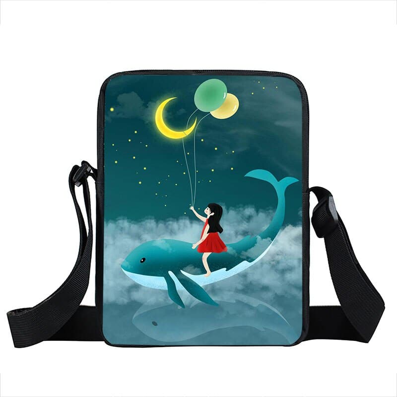 Starry Sky and Space Printed Crossbody Bags