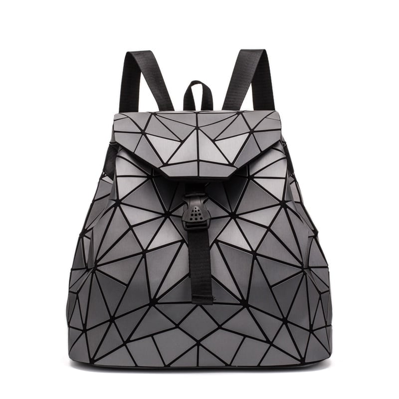 Geometric Style Holographic Mosaic Backpack
