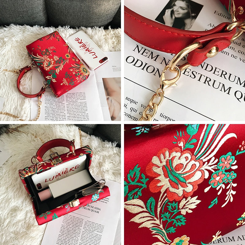 Asian Themed Crossbody Bag