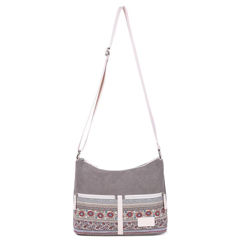 Bohemian Canvas Crossbody Bag