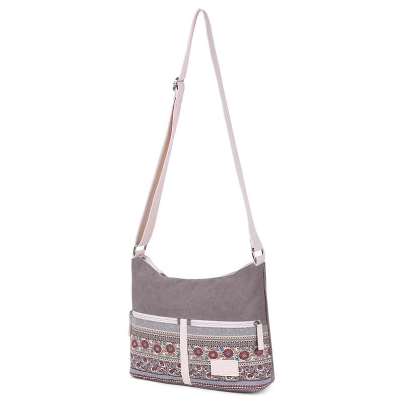 Bohemian Canvas Crossbody Bag