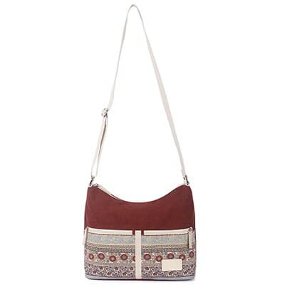 Bohemian Canvas Crossbody Bag