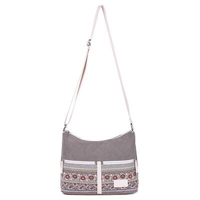 Bohemian Canvas Crossbody Bag