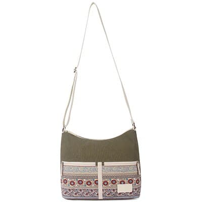 Bohemian Canvas Crossbody Bag