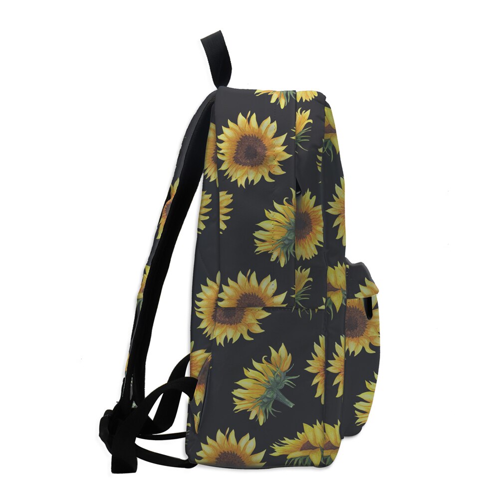Sunflower Printing Backpack for Women