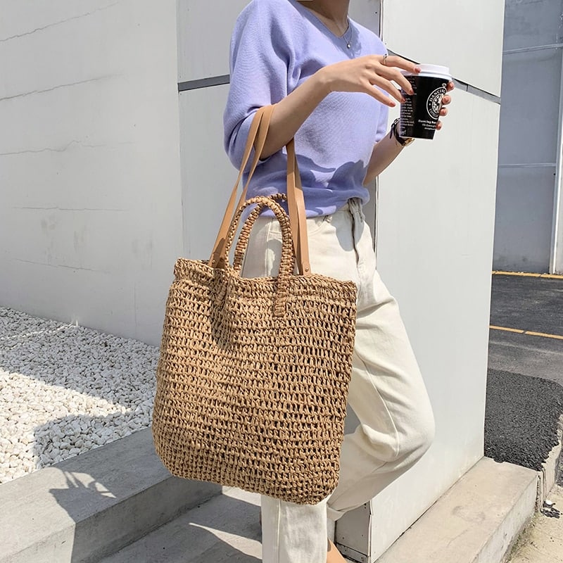 Straw Shoulder Bag