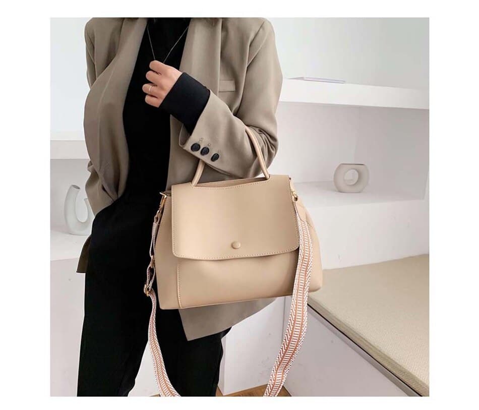 Casual Style Top-Handle Bag