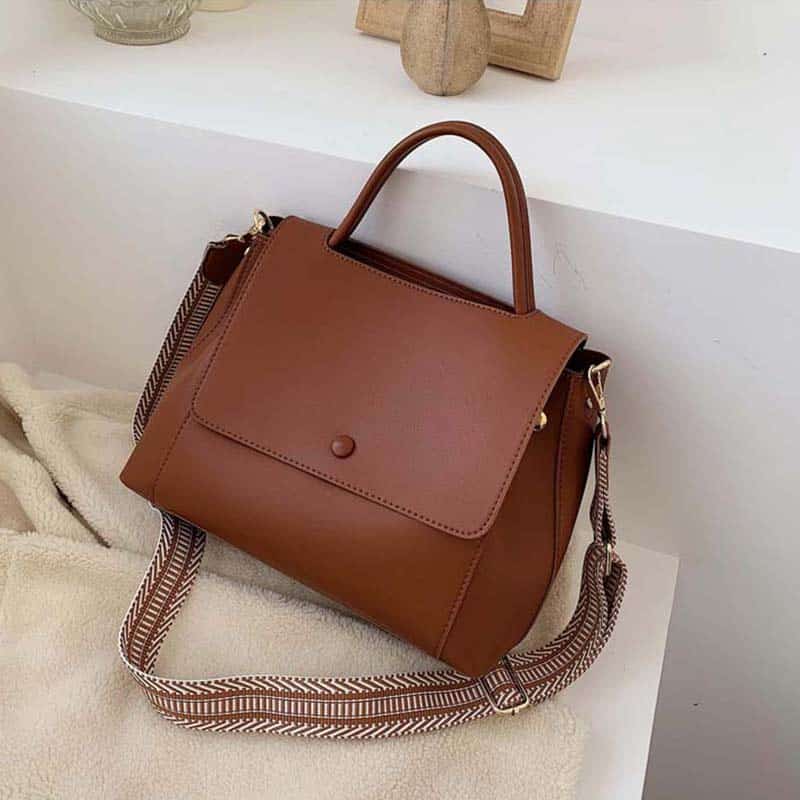 Casual Style Top-Handle Bag