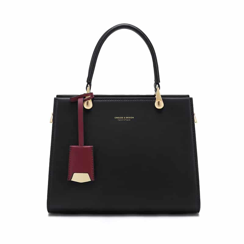 Compact Leather Tote Bag