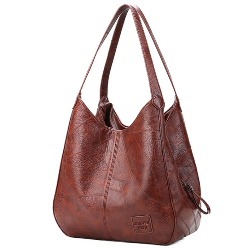 Marble Eco-Leather Tote Bag