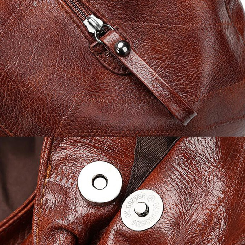 Marble Eco-Leather Tote Bag