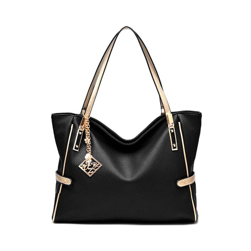 Casual Elegant Large Capacity PU Leather Handbag