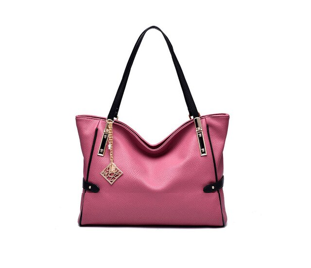 Casual Elegant Large Capacity PU Leather Handbag