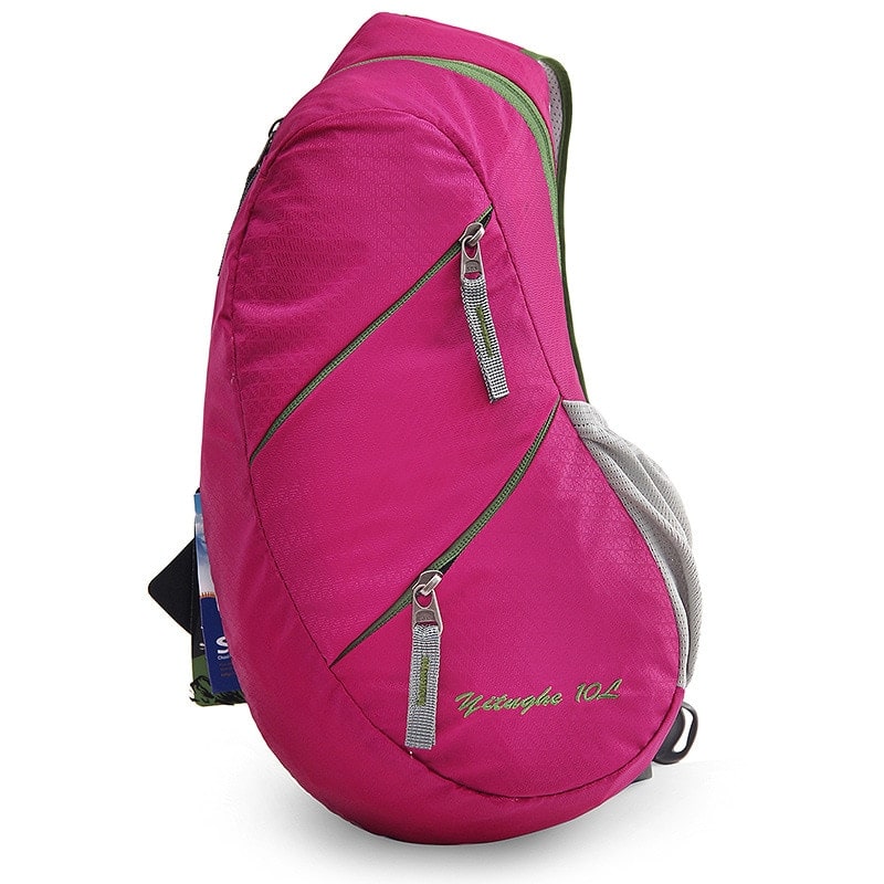 Cute Bright Waterproof Nylon Sling Bag