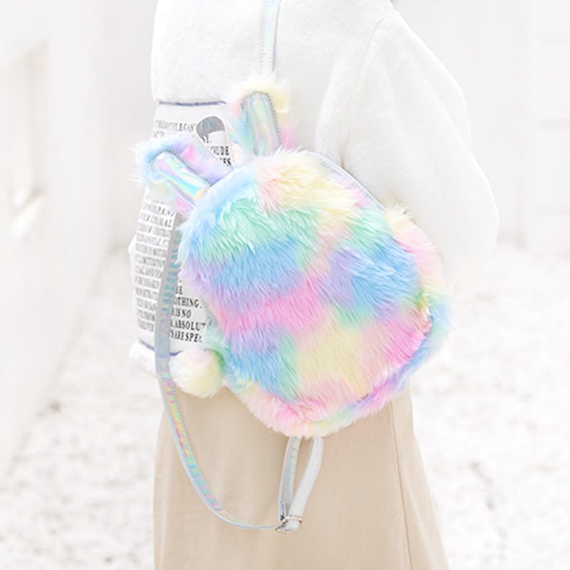 Kawaii Plush Unicorn Backpack