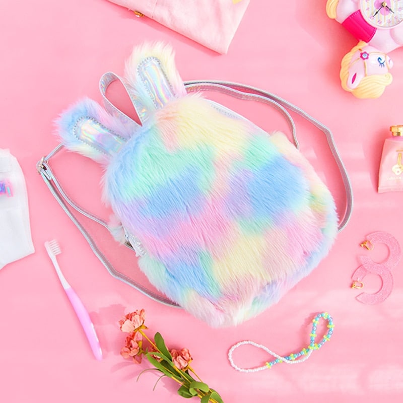 Kawaii Plush Unicorn Backpack