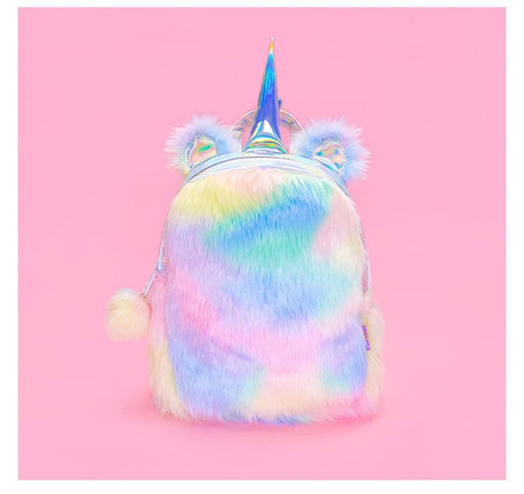 Kawaii Plush Unicorn Backpack