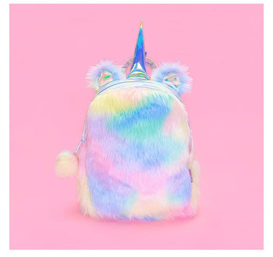 Kawaii Plush Unicorn Backpack