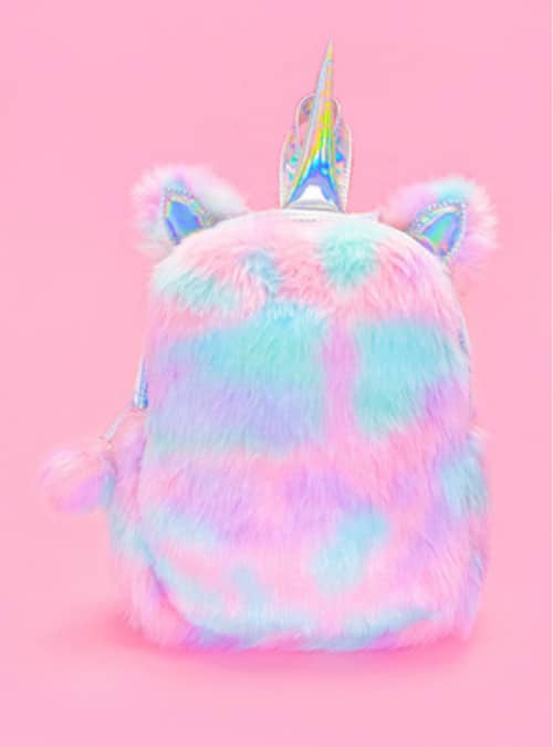 Kawaii Plush Unicorn Backpack